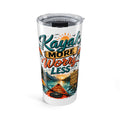 Kayak More Worry Less Tumbler | 20oz Paddle Adventure Drinkware