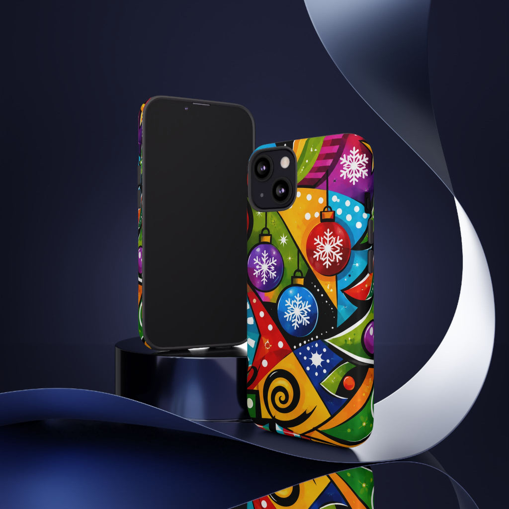 Holiday Ornament Phone Case — Colorful Festive Christmas Design