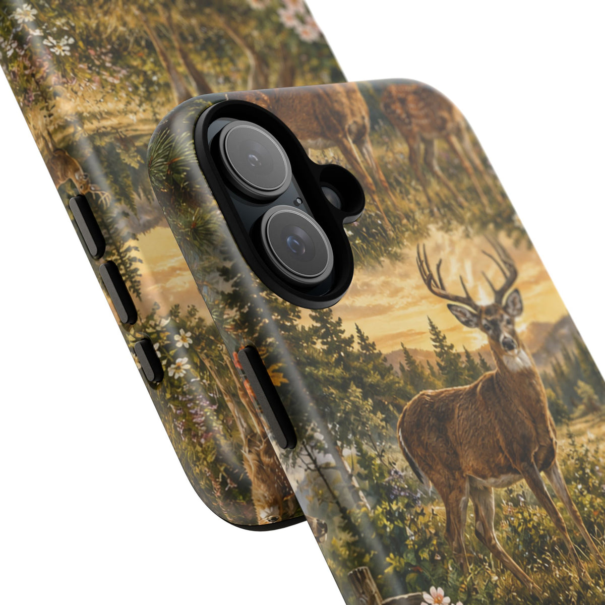 Deer Forest Phone Case — Woodland Bucks Nature iPhone Cover