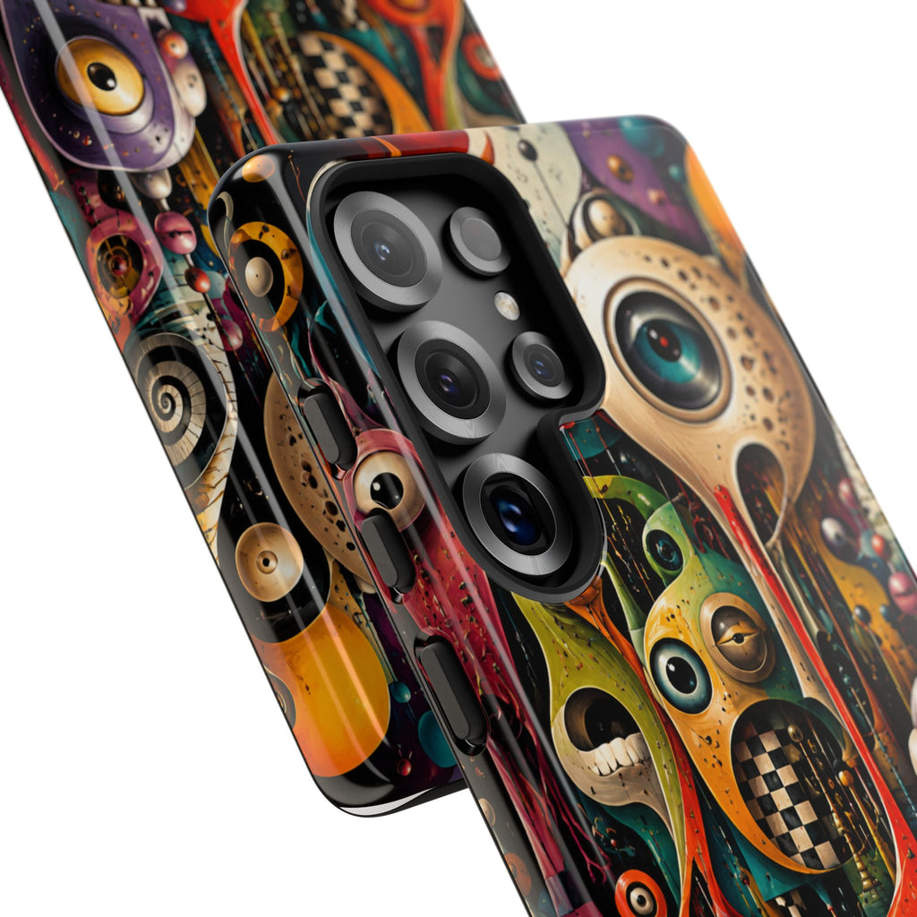 Surreal Monster Art Phone Case — Colorful Abstract Creature Design