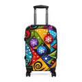 Holiday Ornament Pop Art Suitcase — Colorful Christmas Carry-On