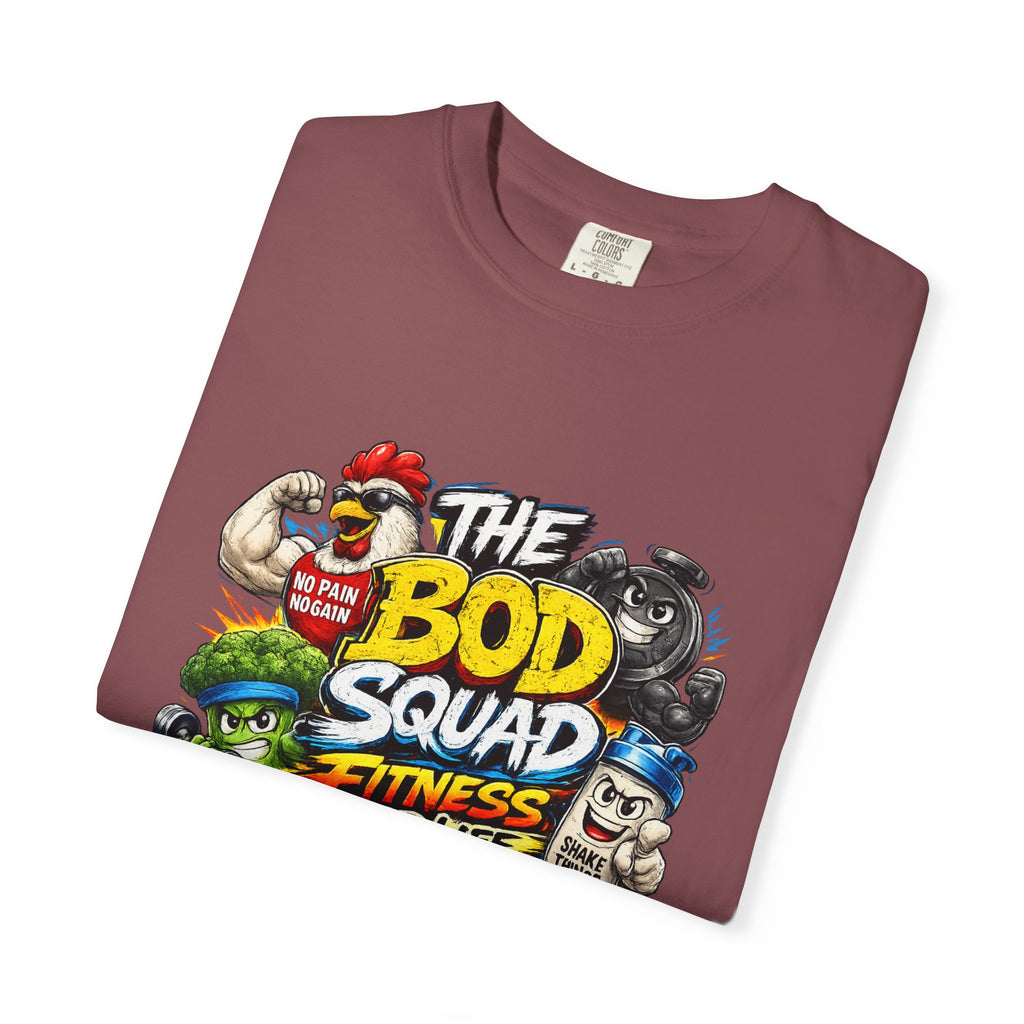 The Bod Squad Fitness For Life T-Shirt | Cartoon Gym Characters