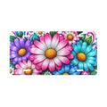 Floral Daisies Vanity Plate — Colorful Personalized License Plate