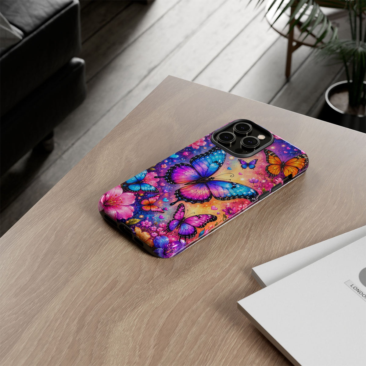 Colorful Butterfly Pattern Phone Case | Tough Cases