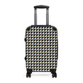 Geometric Pastel Triangle Carry-On Suitcase — Lightweight Patterned Travel Luggage