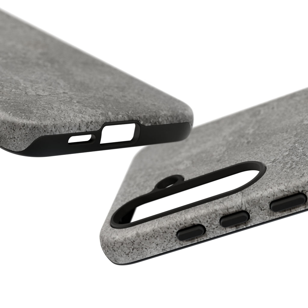 Concrete Texture Phone Case — Rugged Grey Protective iPhone Cover