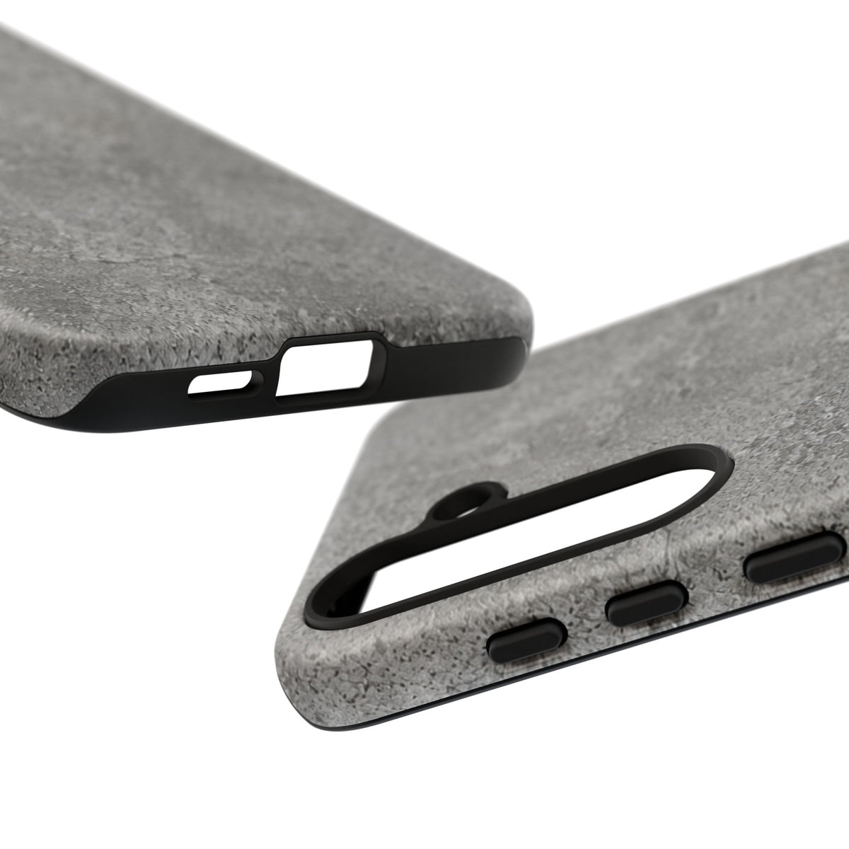 Concrete Texture Phone Case — Rugged Grey Protective iPhone Cover
