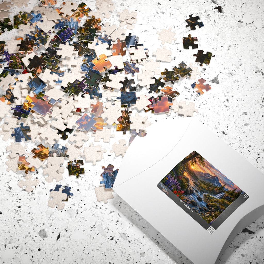 Mountain Sunrise Landscape Puzzle | 1014 Piece Jigsaw