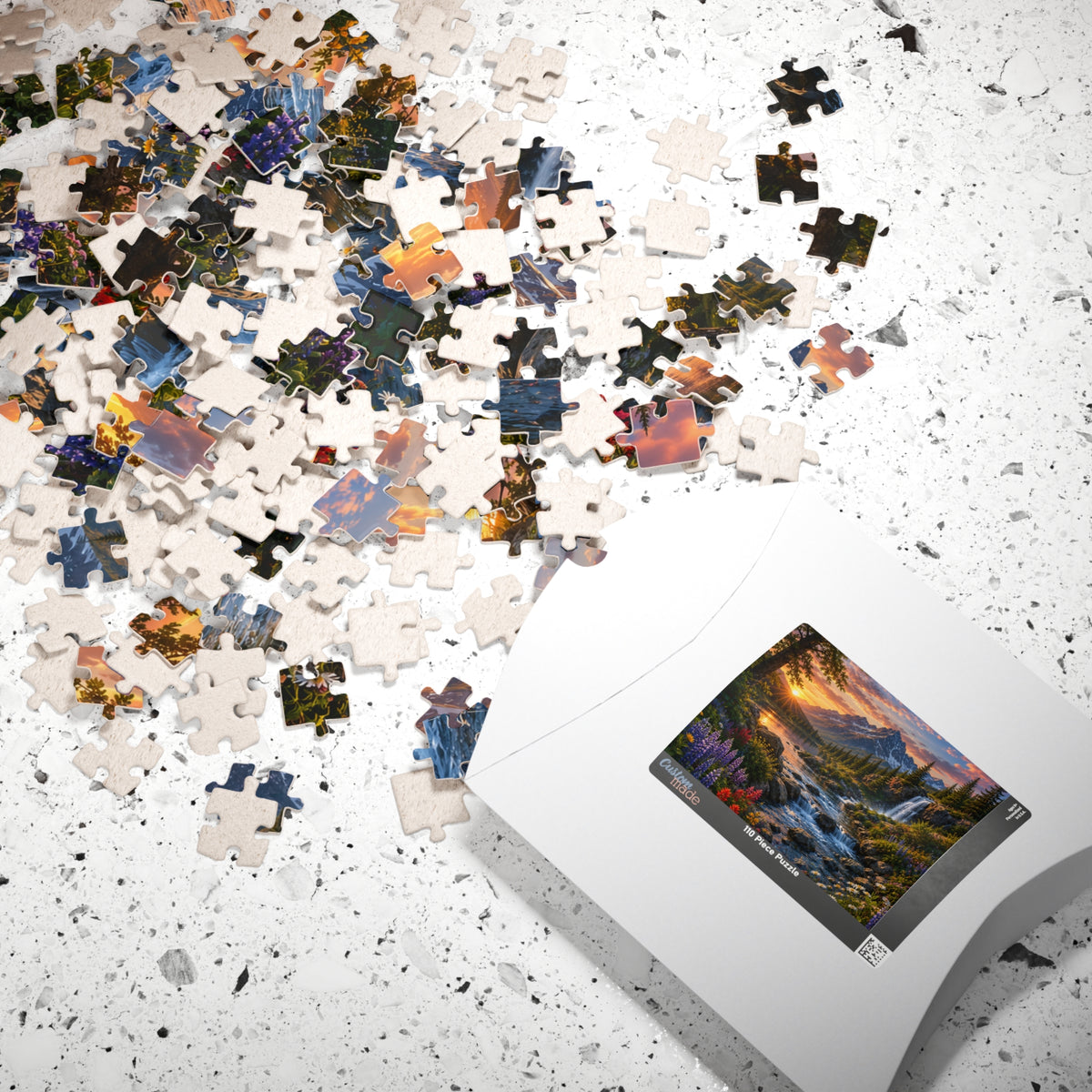 Mountain Sunrise Landscape Puzzle | 1014 Piece Jigsaw