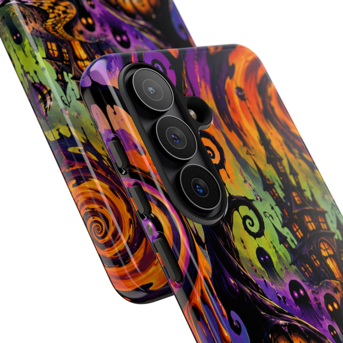 Phone Case — Psychedelic Haunted House Halloween Design