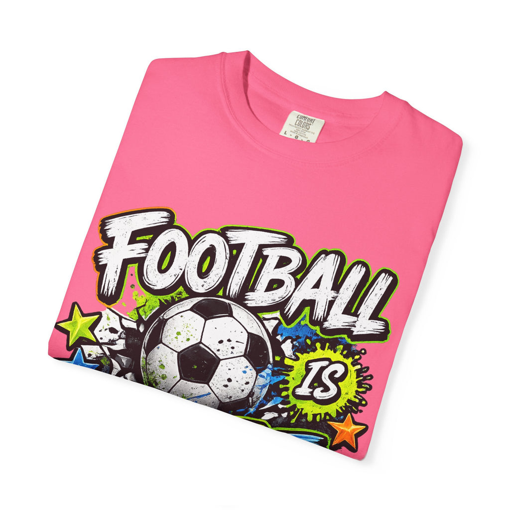 Football Is Life T-shirt | Soccer Ball Graphic Tee, Youth Sports