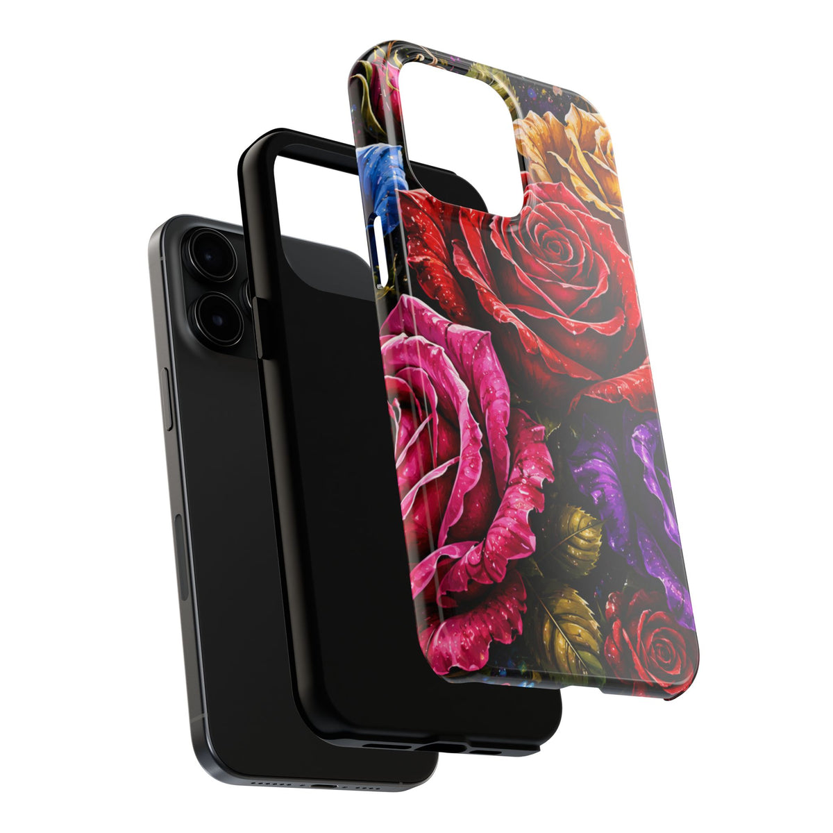 Tough Phone Case — Vibrant Rose Garden Protective Phone Cover