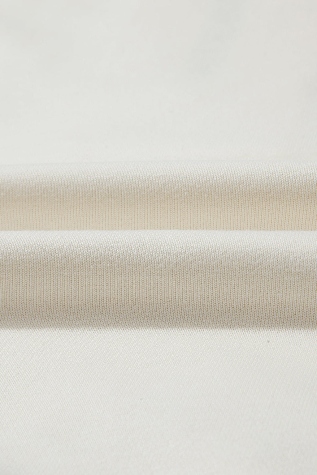 Solid Half-Zip Textured Patchwork Sleeve Hoodie