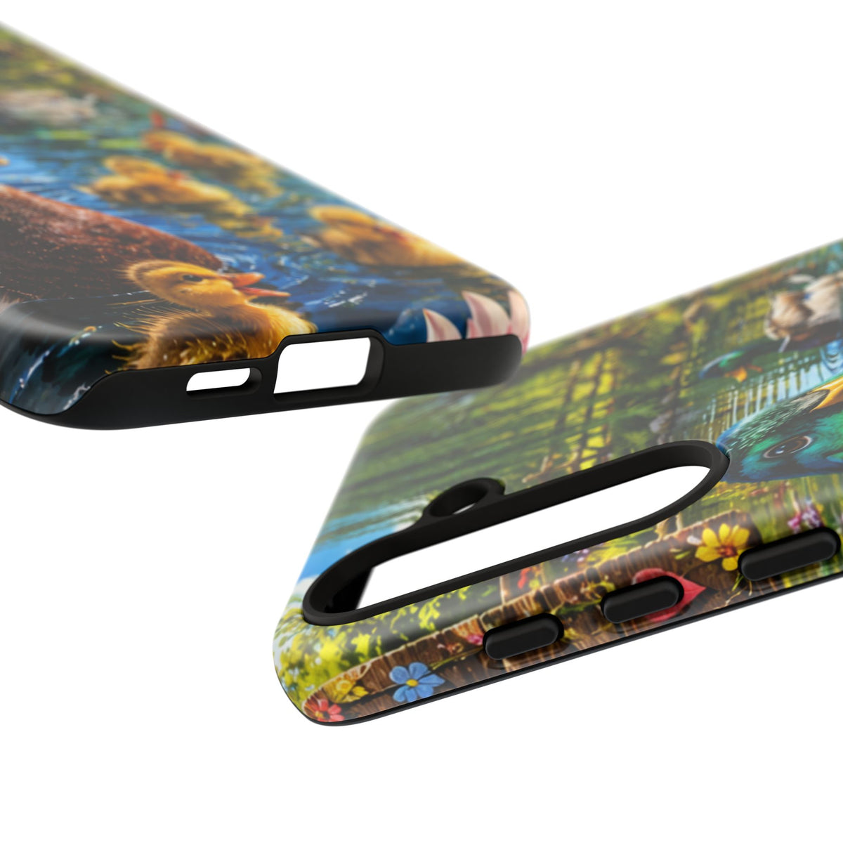 Duck Family Phone Case — Cute Mallard & Ducklings Protective Tough Case