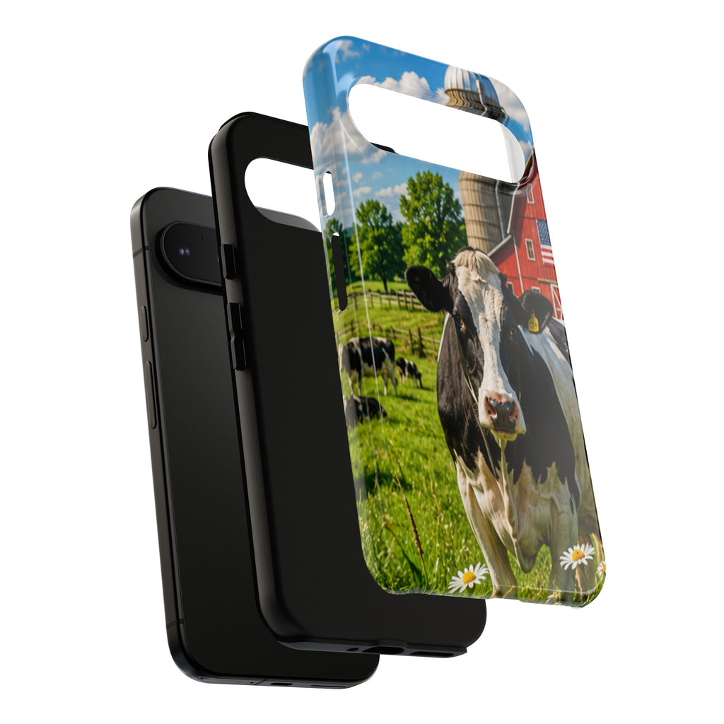 Cow Farm Phone Case — Rustic Barnyard iPhone Cover