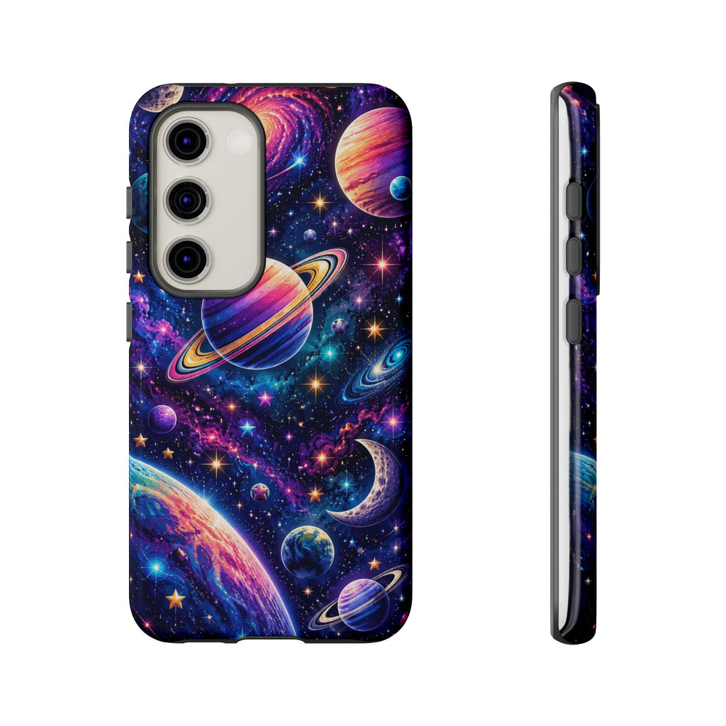 Colorful Galaxy Planets phone case | Tough Case