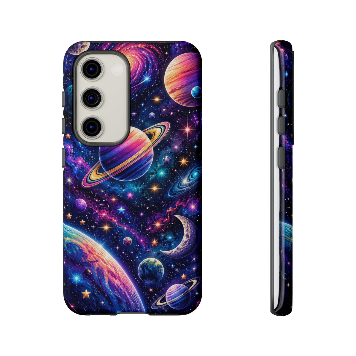 Colorful Galaxy Planets phone case | Tough Case