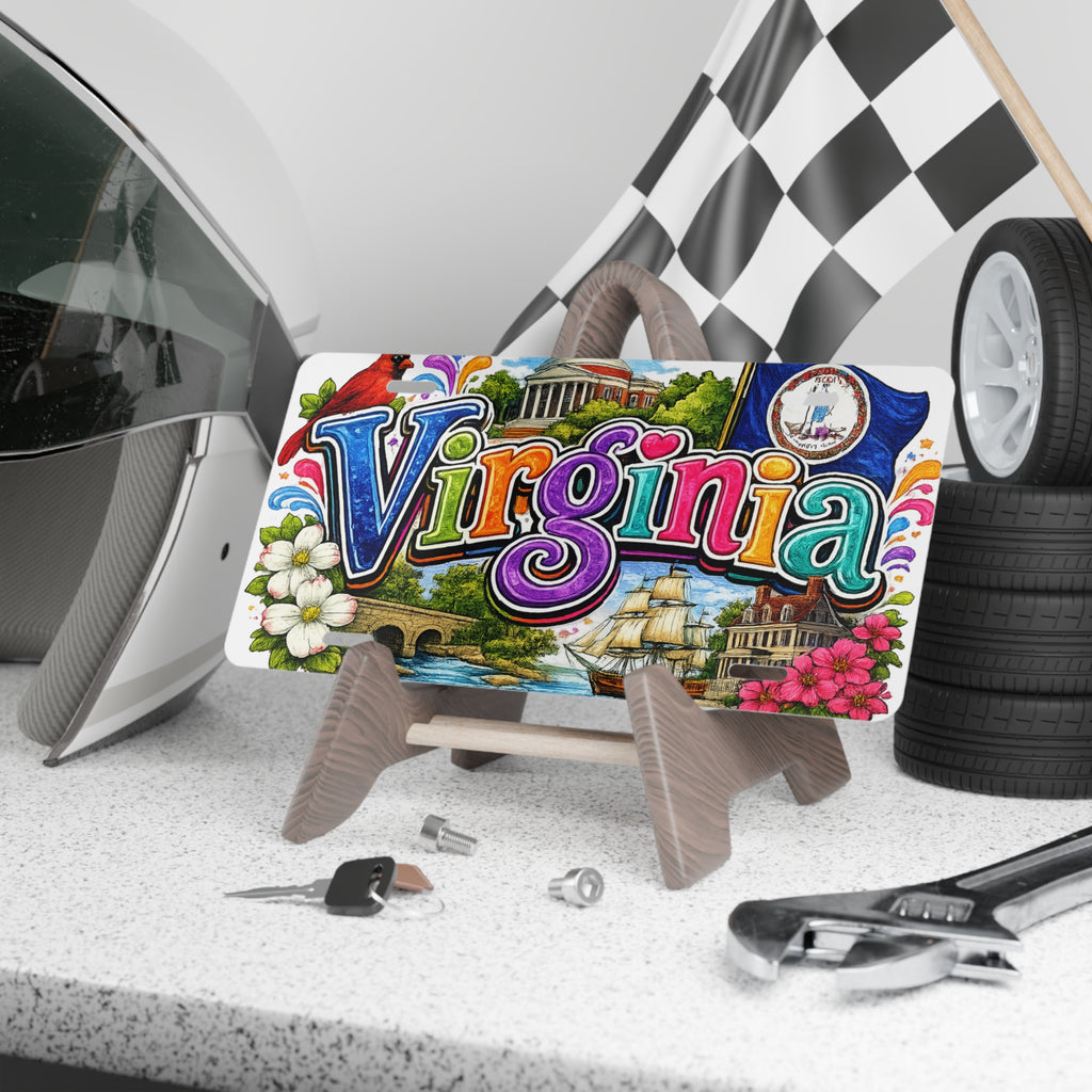 Virginia Scenic Vanity Plate | State Landmarks, Floral, Nautical