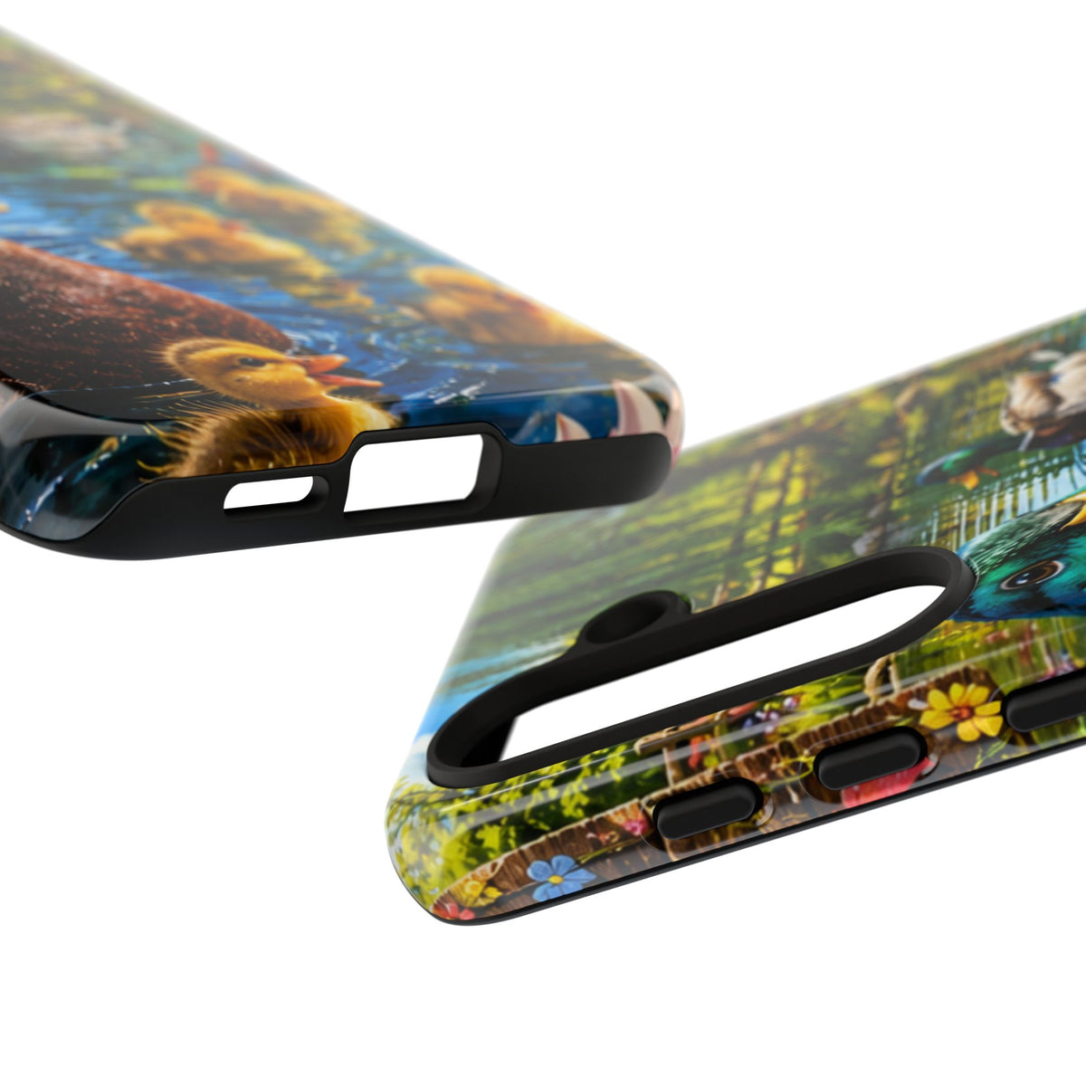 Duck Family Phone Case — Cute Mallard & Ducklings Protective Tough Case