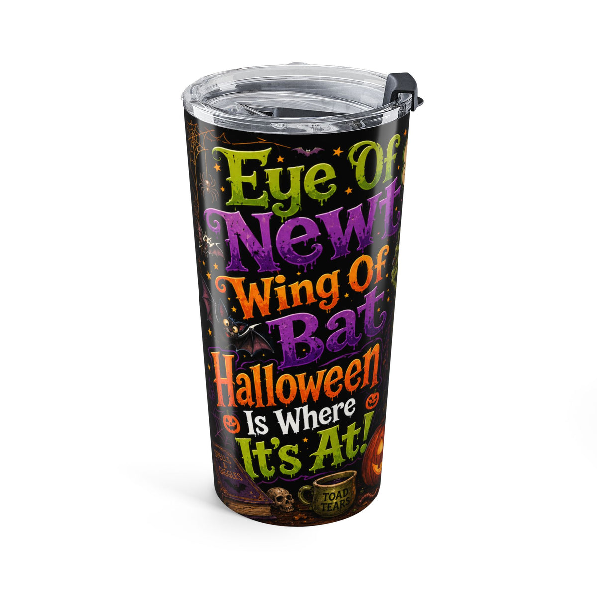 Witchy Halloween Scene Tumbler | 20oz Halloween Travel Cup