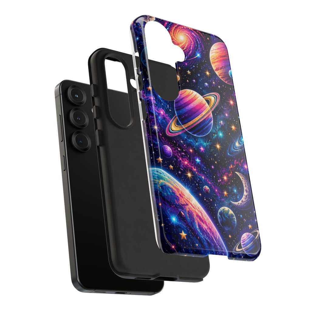 Colorful Galaxy Planets phone case | Tough Case