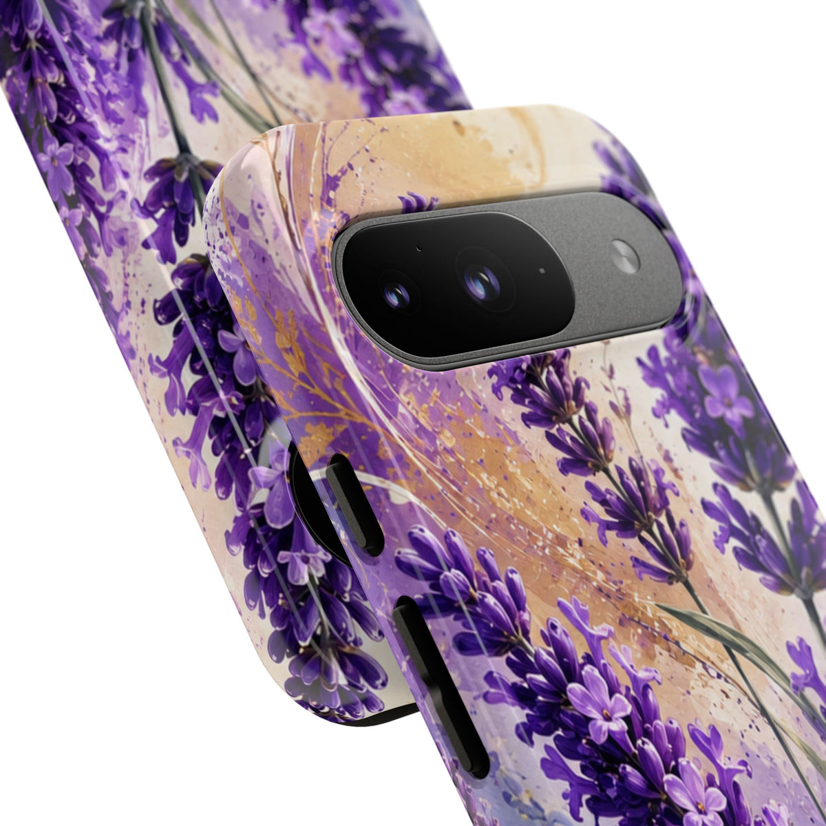Lavender Bouquet Tough Phone Case — Protective Floral iPhone Case