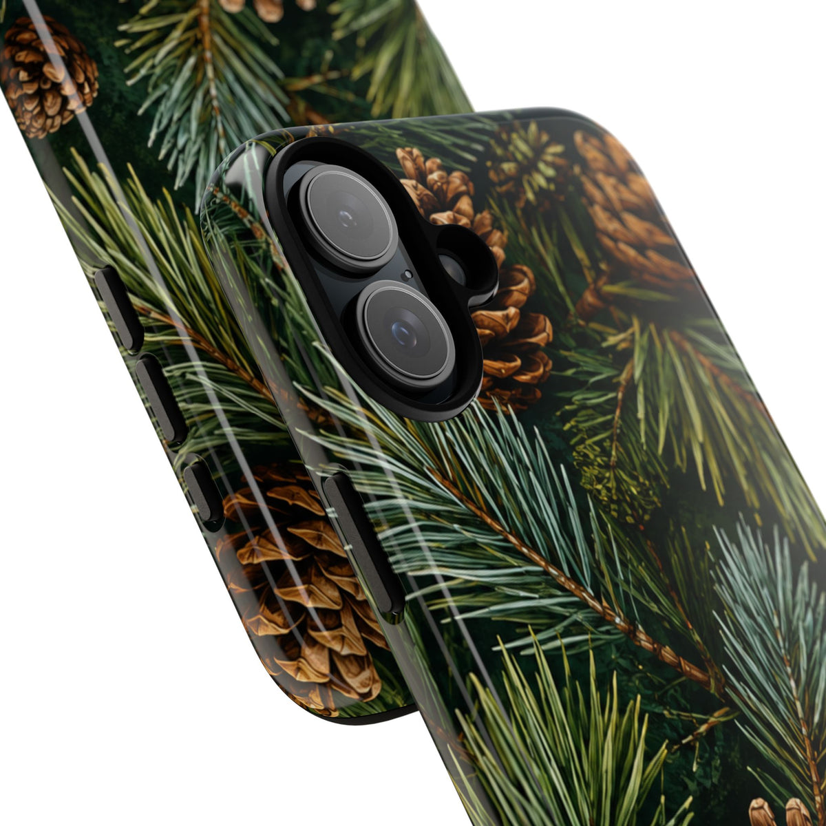 Pinecone Pines Phone Case — Festive Evergreen iPhone Cover
