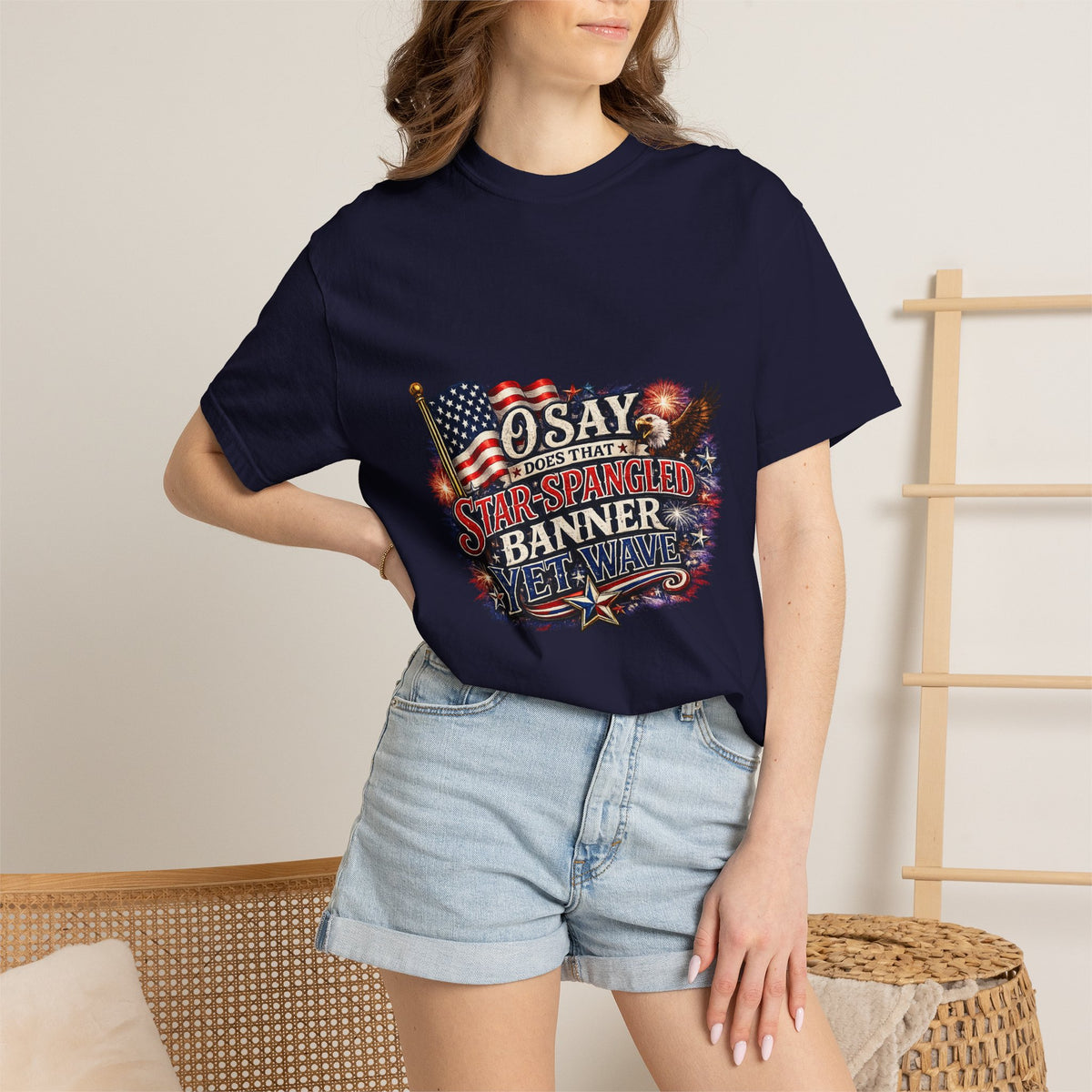 Star-Spangled Banner Graphic T-shirt | American Flag Patriotic Tee