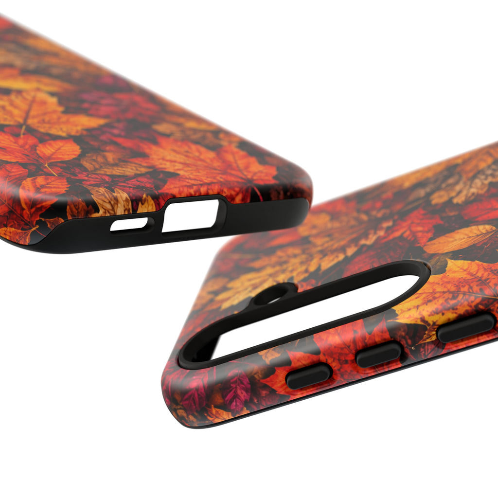 Autumn Leaves Tough Phone Case — Fall Foliage Protective Cover