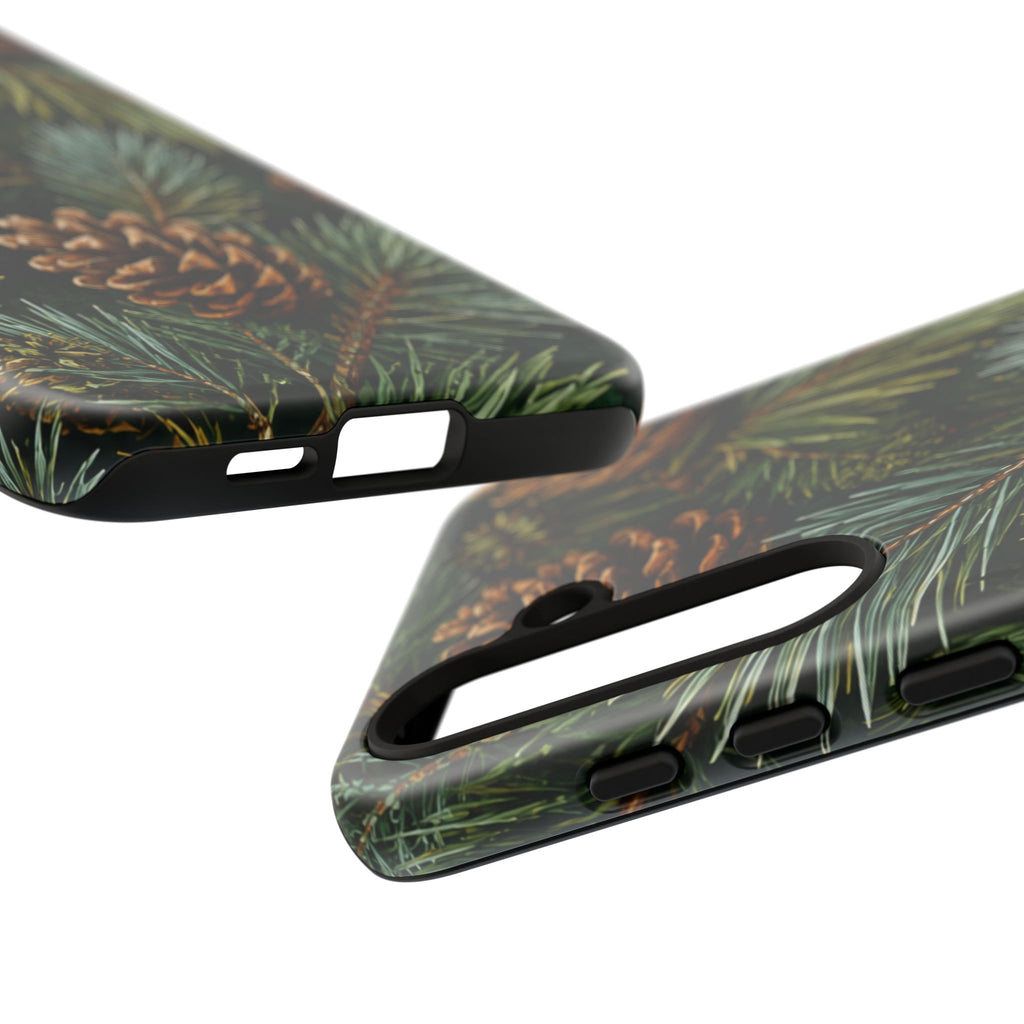 Pinecone Pines Phone Case — Festive Evergreen iPhone Cover