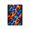 Flame Wave Poker Playing Cards — Vibrant Blue & Orange Fire-Backed Deck