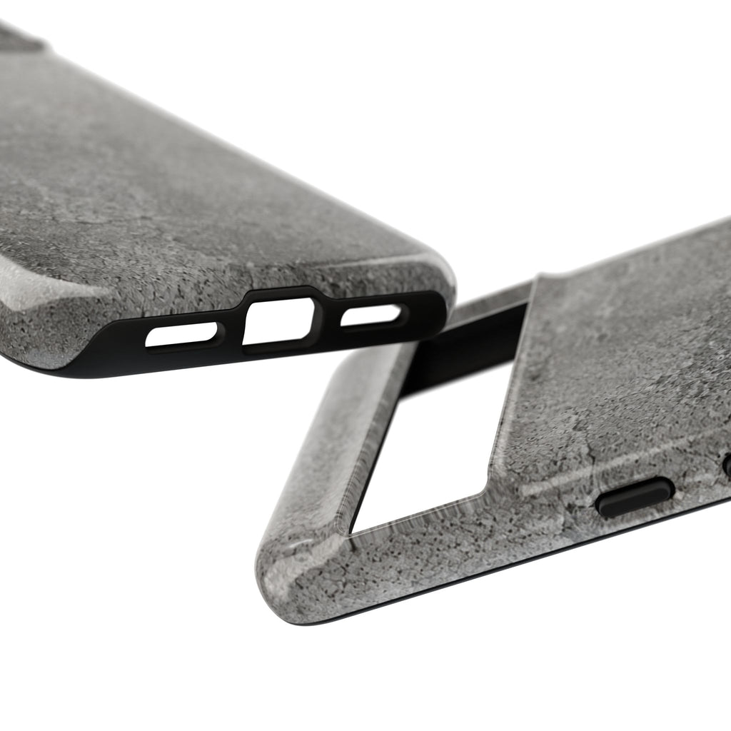 Concrete Texture Phone Case — Rugged Grey Protective iPhone Cover