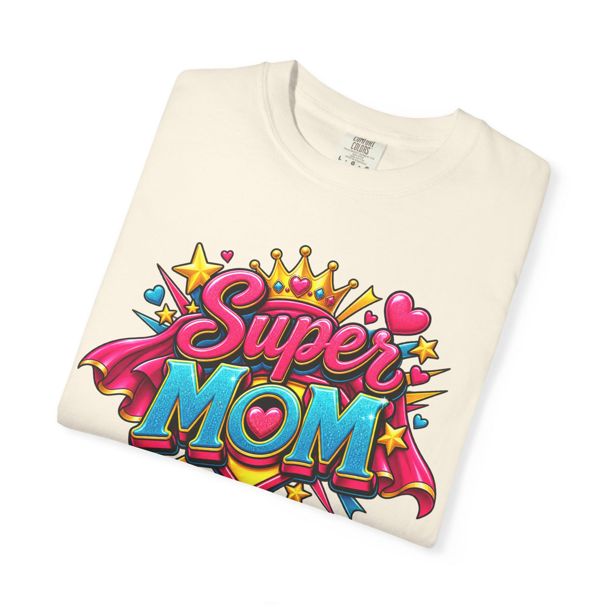 Super Mom T-Shirt — Colorful Comic-Style Mother's Day Tee