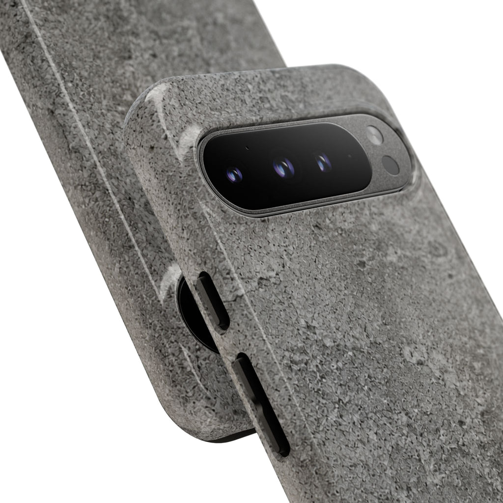 Concrete Texture Phone Case — Rugged Grey Protective iPhone Cover
