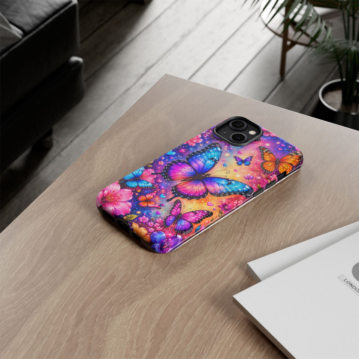 Colorful Butterfly Pattern Phone Case | Tough Cases