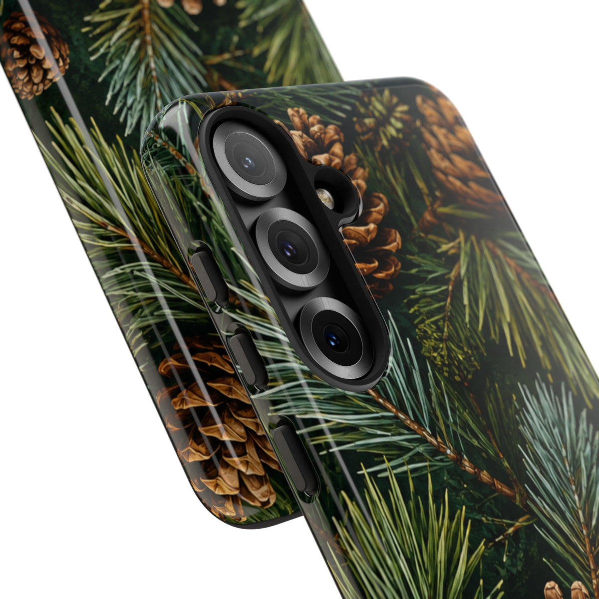 Pinecone Pines Phone Case — Festive Evergreen iPhone Cover