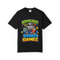 Addicted to Video Games T-Shirt | Gamer Controller Graphic Tee
