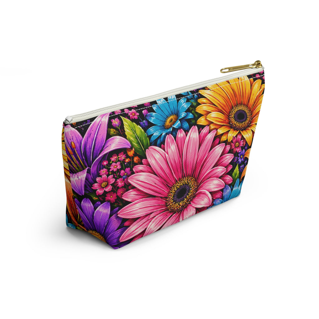 Floral Daisy Accessory Pouch