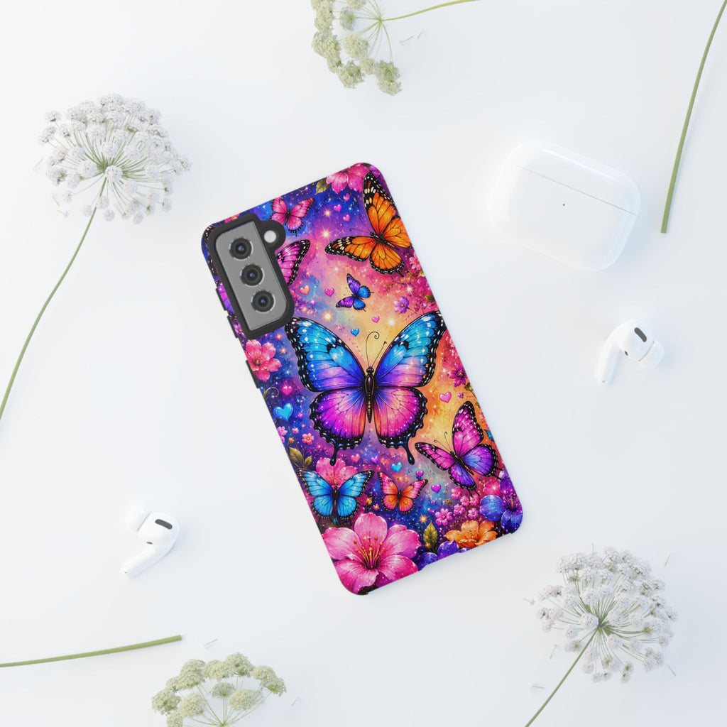 Colorful Butterfly Pattern Phone Case | Tough Cases