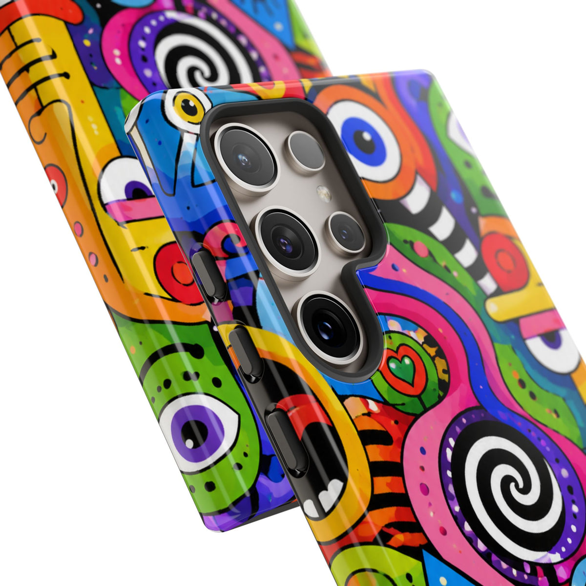 Colorful Abstract Doodle Tough Phone Case
