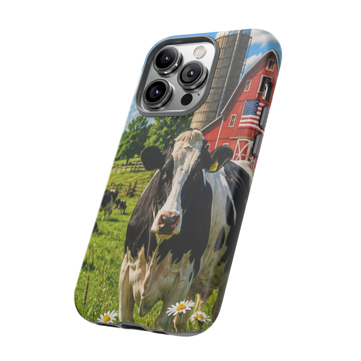 Cow Farm Phone Case — Rustic Barnyard iPhone Cover