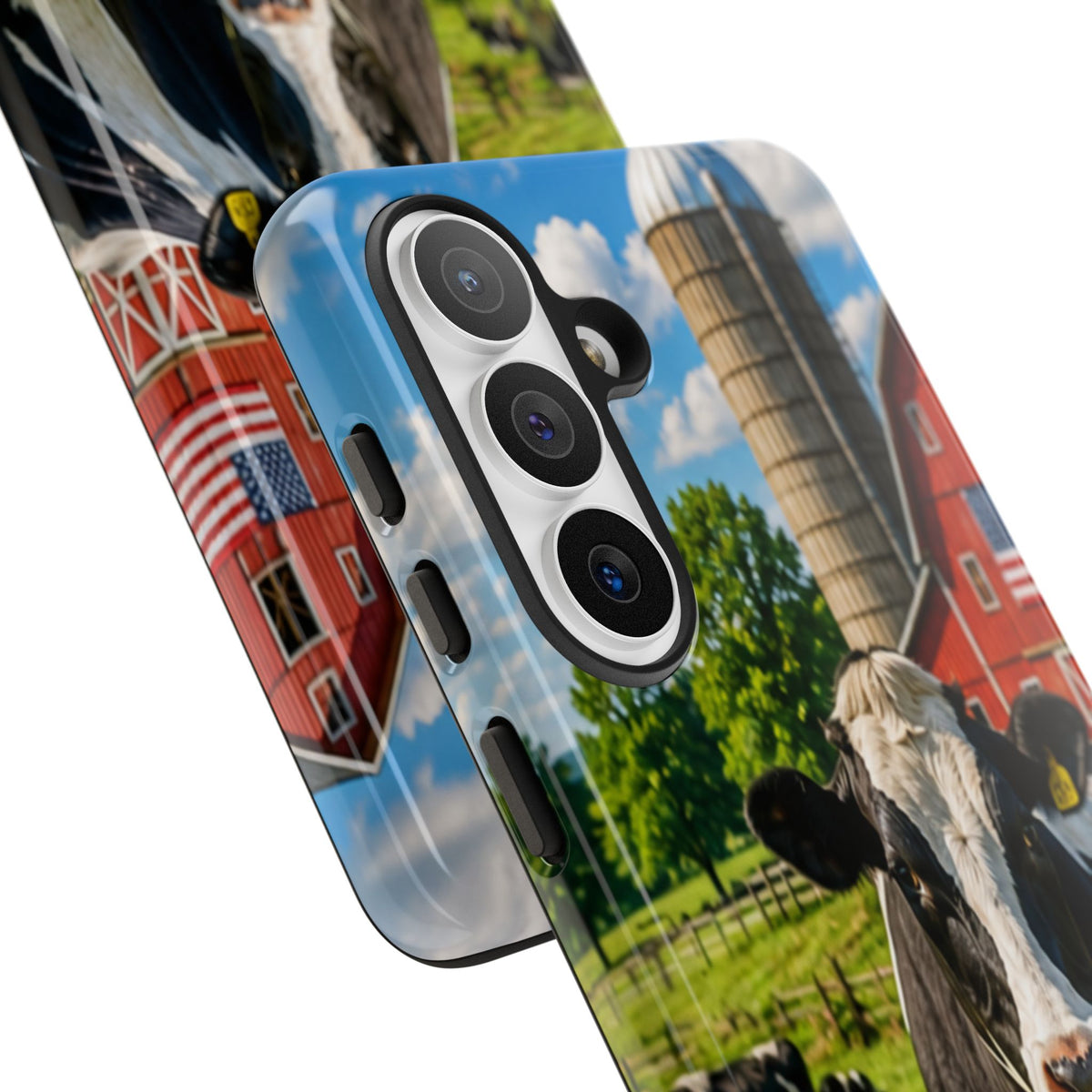 Cow Farm Phone Case — Rustic Barnyard iPhone Cover