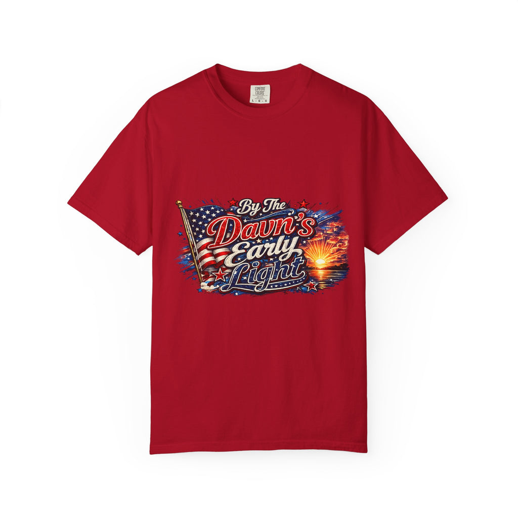 Dawn's Early Light T-shirt | American Flag, Fireworks