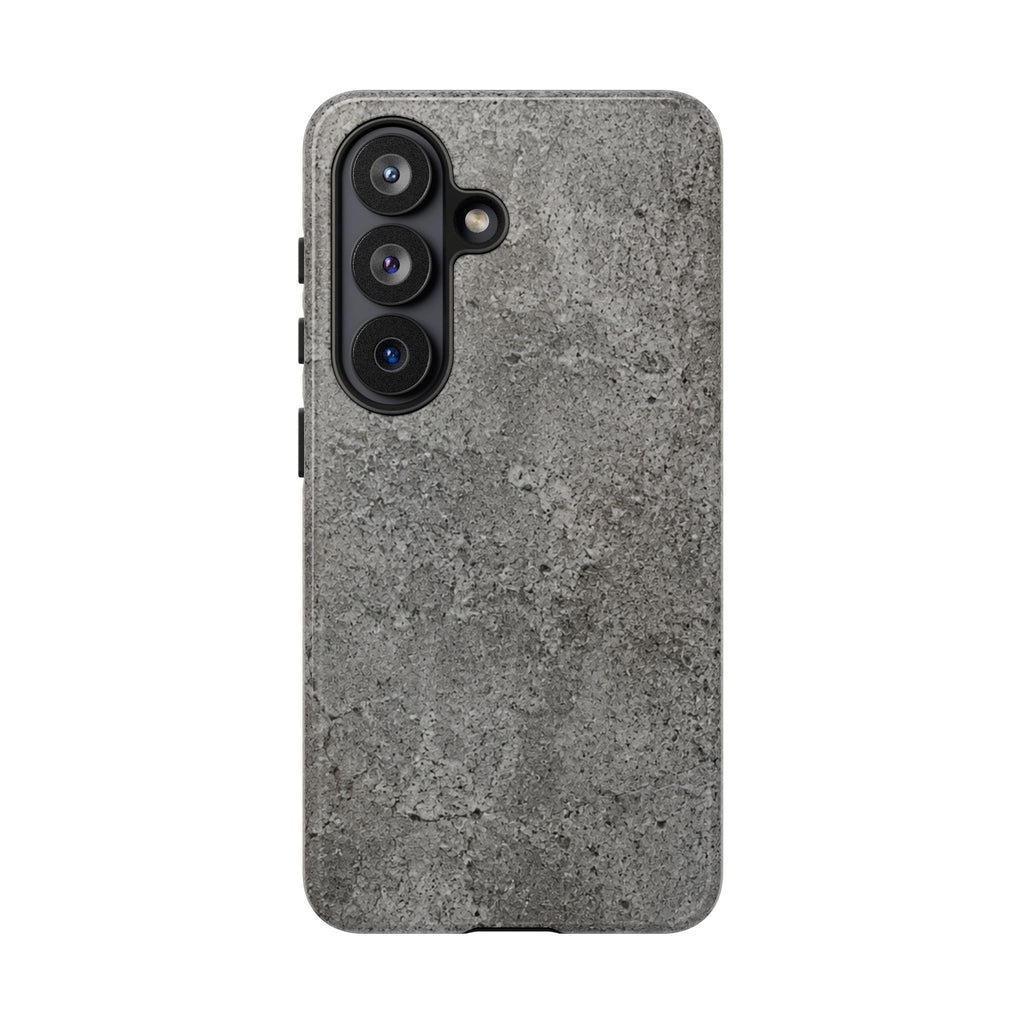 Concrete Texture Phone Case — Rugged Grey Protective iPhone Cover