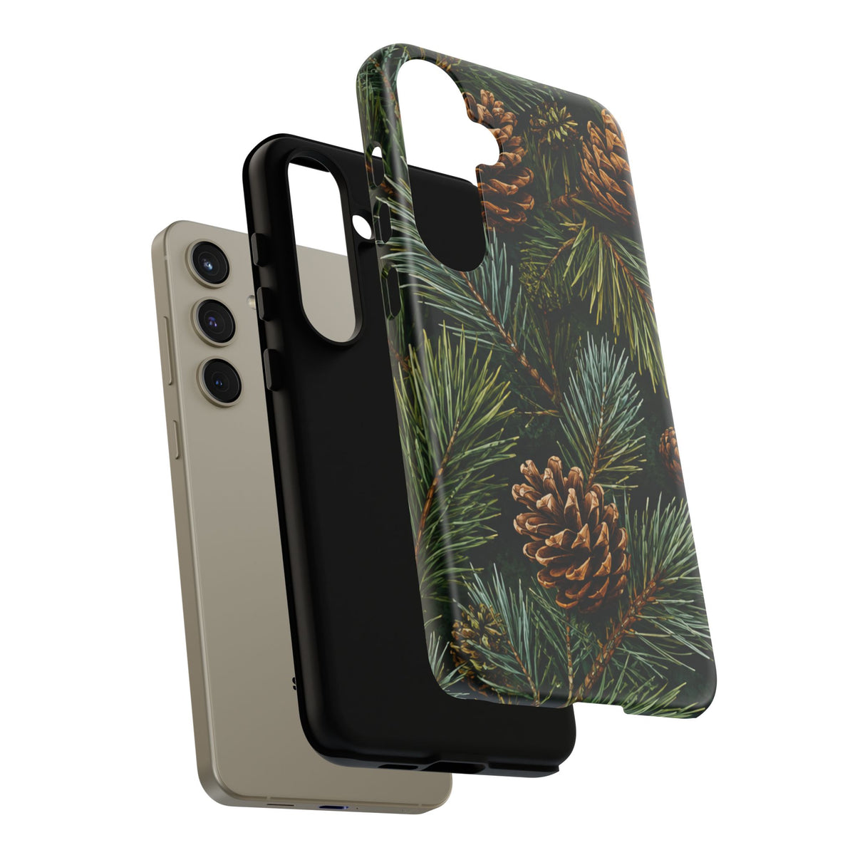 Pinecone Pines Phone Case — Festive Evergreen iPhone Cover