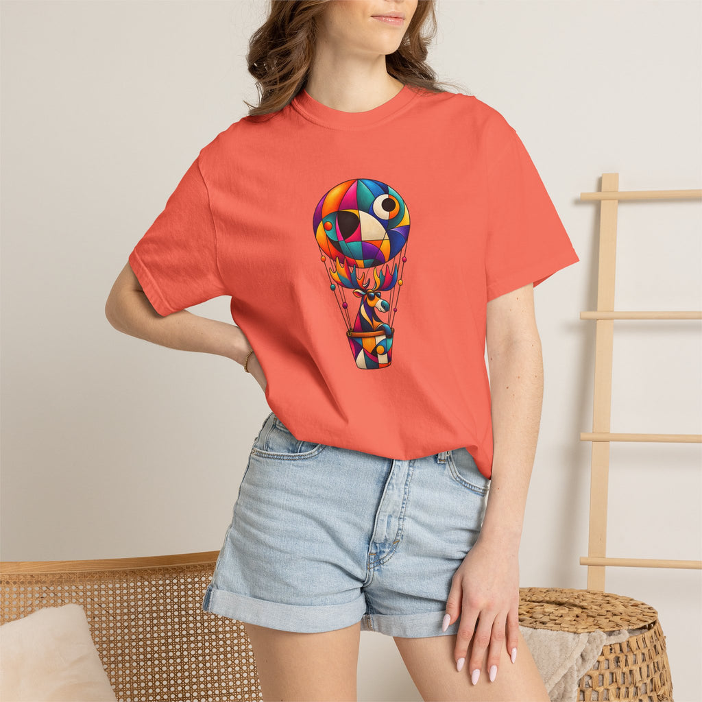 Hot Air Balloon Abstract Art T-Shirt