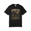 Poker Zombie T-shirt | Horror Casino Graphic Tee