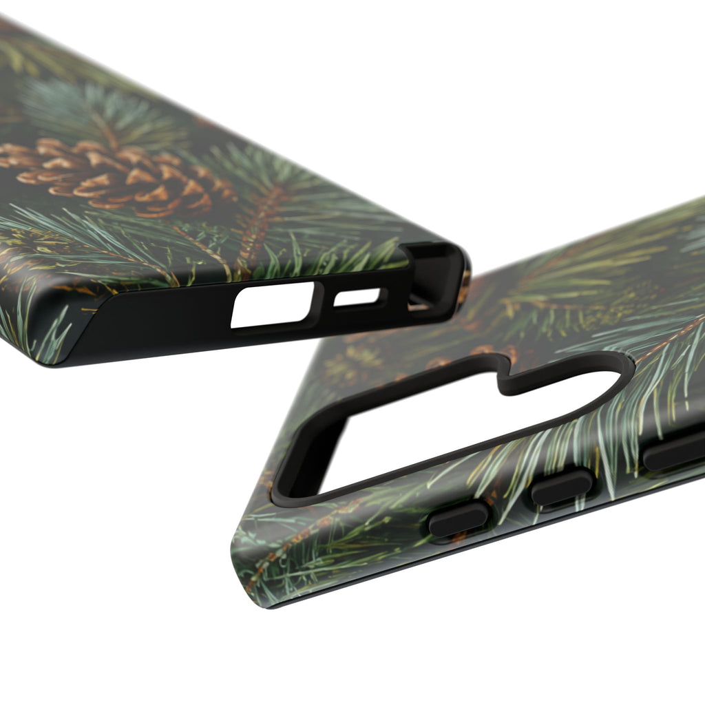 Pinecone Pines Phone Case — Festive Evergreen iPhone Cover