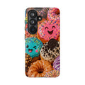 Donut Smile Tough Phone Case — Cute Colorful Desserts Protective Cover