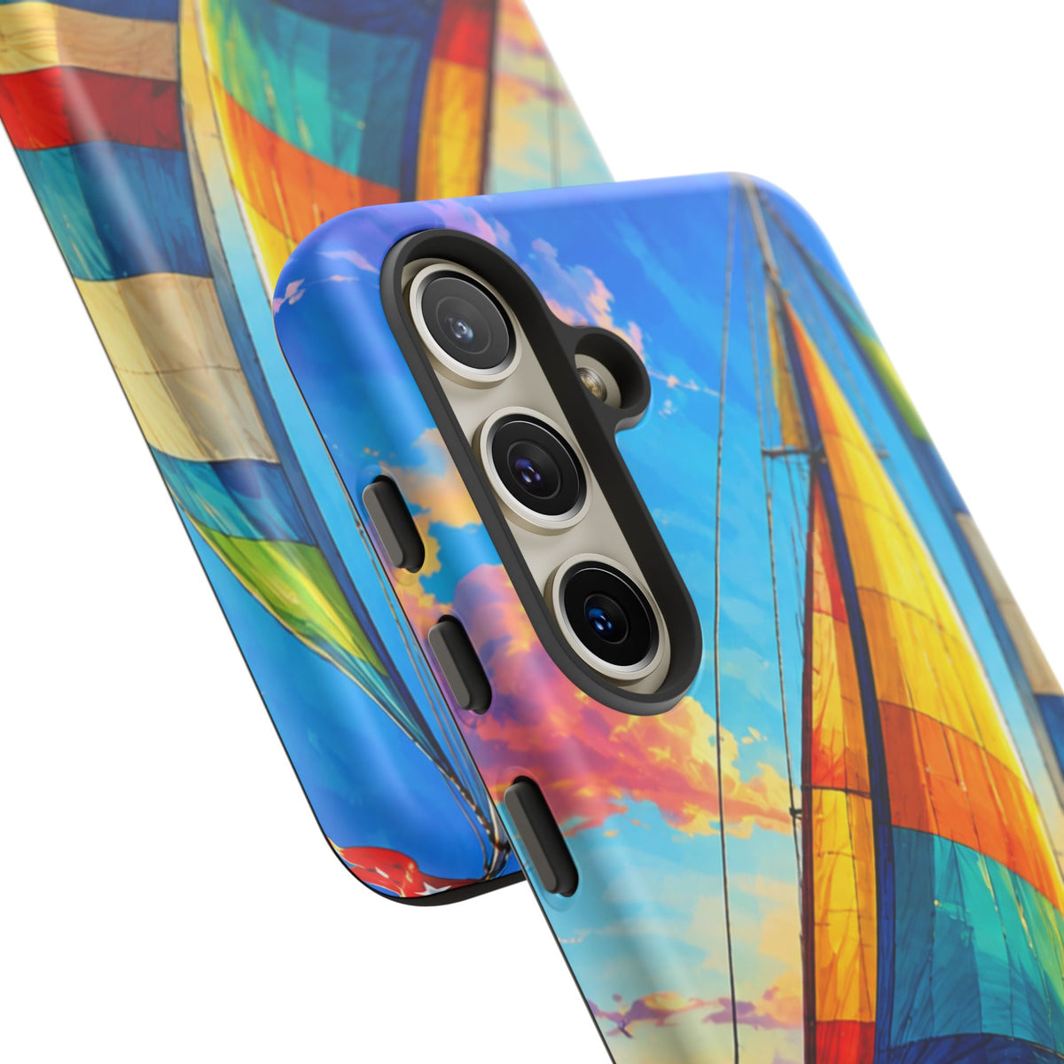Sailboat Sunset Phone Case — Colorful Nautical iPhone Cover